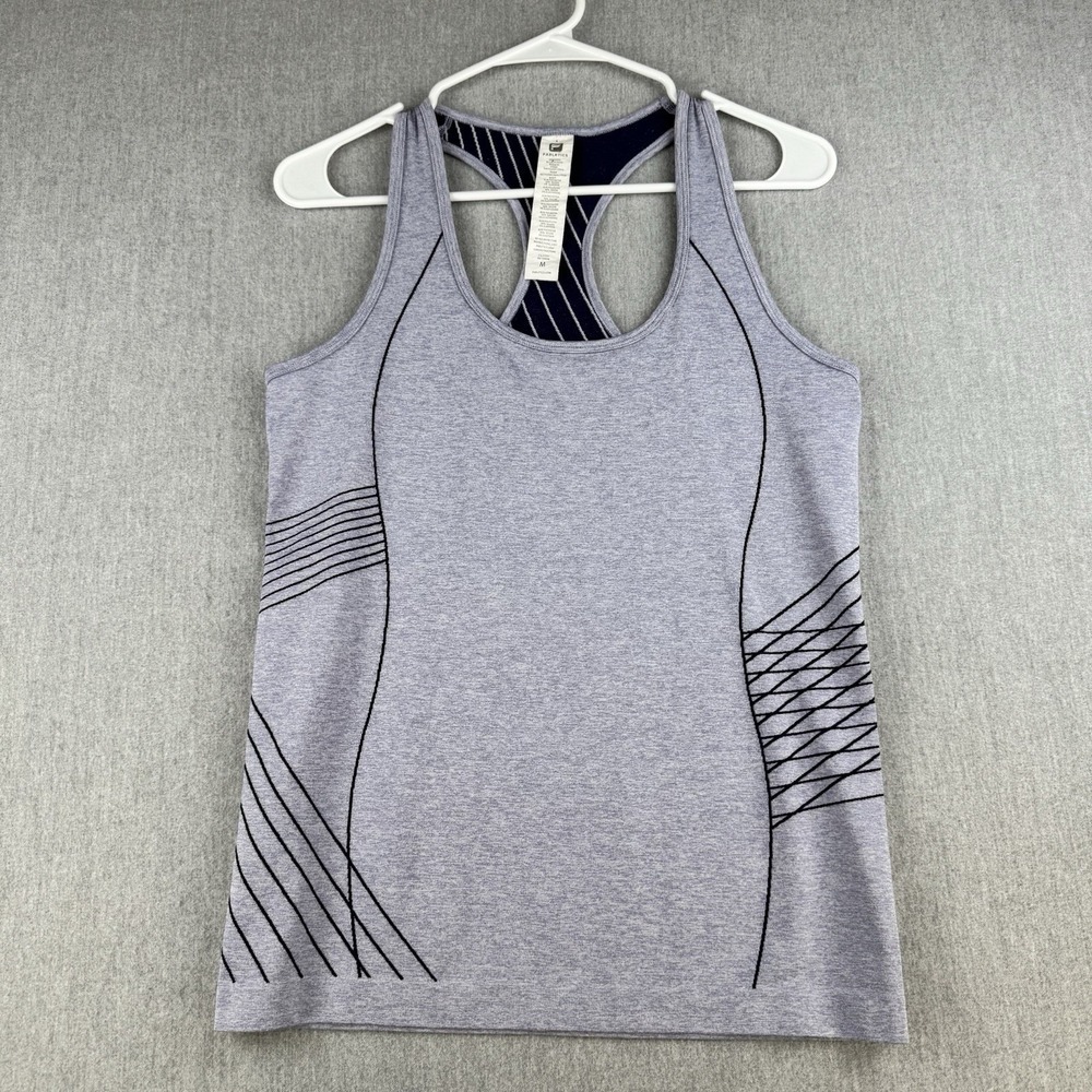 Fabletics Tank Top Women Medium Purple Racerback Athletic Stretch Workout